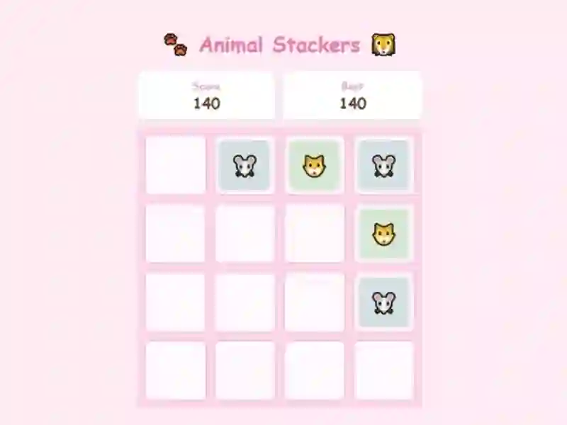 Hra Animal Stackers online