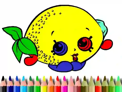 Hra Back To School: Fruits Coloring Book online
