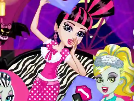 Hra Monster Slumber Party Funny Faces online