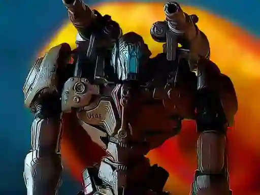Hra Metal Robot Puzzle online