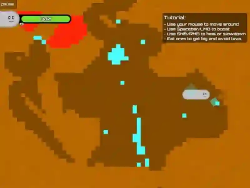 Hra Digworm.io online
