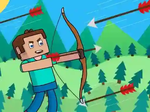 Hra Noob Archer Monster Attack online