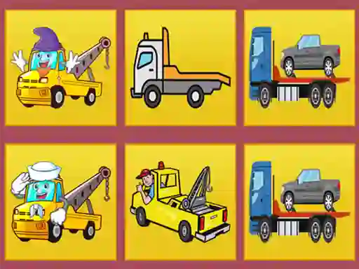 Hra Tow Trucks Memory online