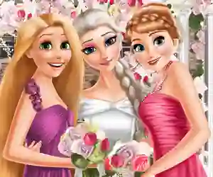 Hra Eliza and princesses wedding online