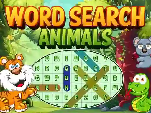 Hra Word Search Animals online