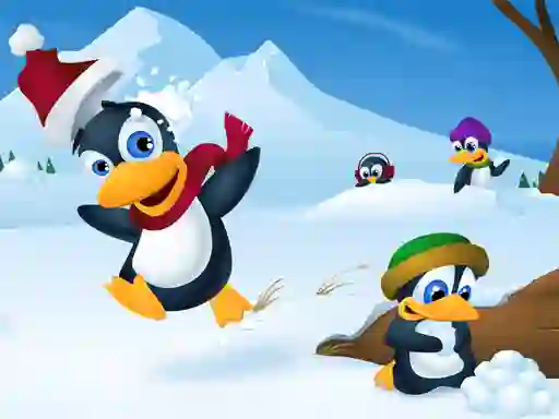 Hra Cute Penguin Slide online