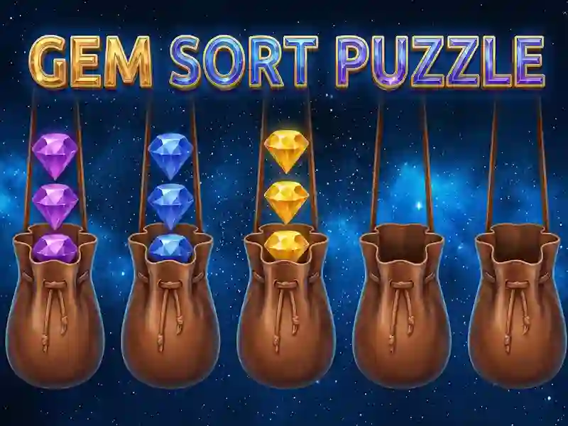 Hra Gem Sort Puzzle online
