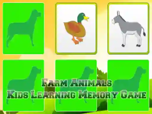 Hra Farm Animals Kids Learning  Memory online