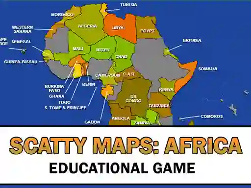 Hra Scatty Maps Africa online