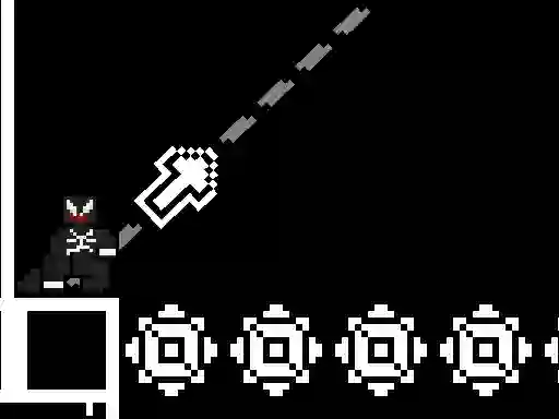 Hra 8bit Black Ropeman online