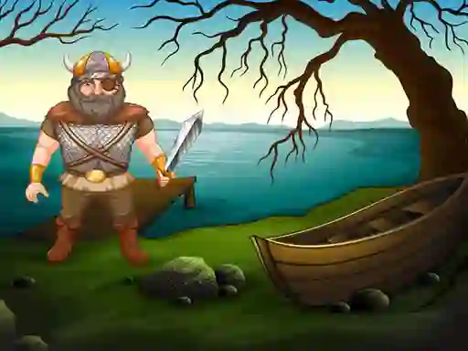 Hra Viking Warrior Battle: Puzzle online