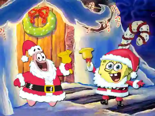 Hra SpongeBob Christmas Jigsaw Puzzle online