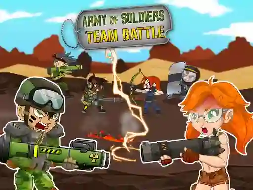 Hra Army of soldiers: Team Battle online