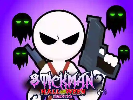Hra Stickman Halloween Survive online