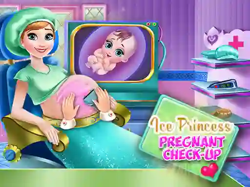 Hra Ice Princess Pregnant Check Up online