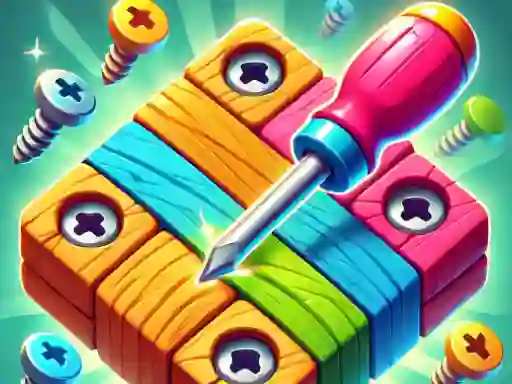 Hra Unscrew Wood Puzzle online