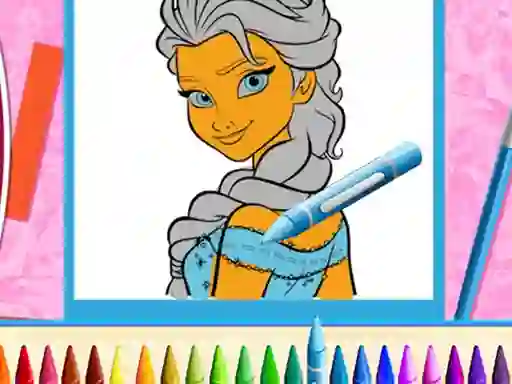 Hra The Princess Sisters Coloring online