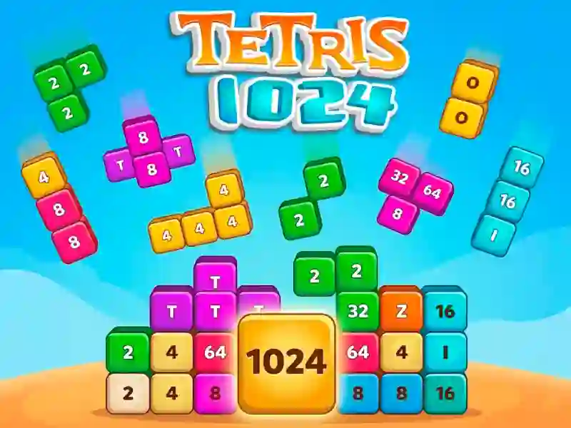 Hra Tetris 1024 online