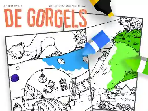 Hra Coloring Gorgels online