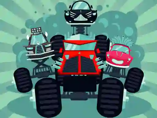 Hra Crazy Monster Trucks Memory online