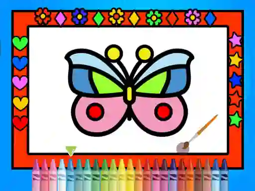 Hra Color and Decorate Butterflies online