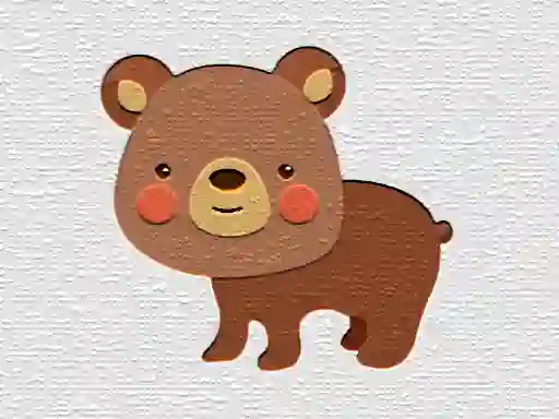 Hra Cartoon Bear Puzzle online