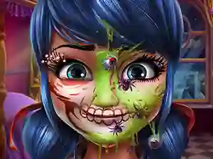 Hra Dotted Girl Halloween Makeup online