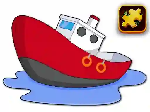 Hra Cartoon Ship Puzzle online
