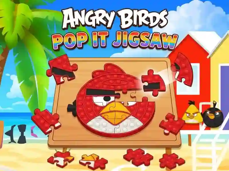 Hra Angry Birds Pop It Jigsaw online
