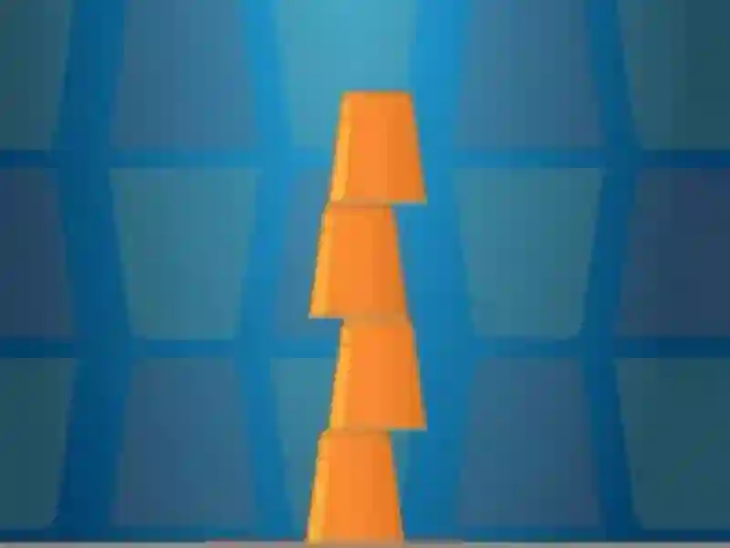 Hra Cups Tower Builder online