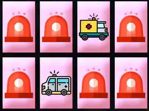 Hra Ambulance Trucks Memory online
