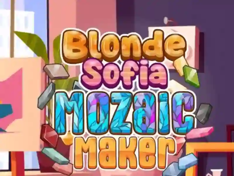 Hra Blonde Sofia: Mozaic Maker online