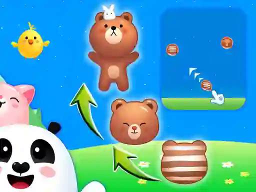 Hra Animal Merge: Bubble Shooter online