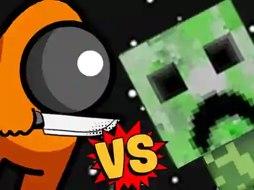 Hra Among vs Creeper Fight online