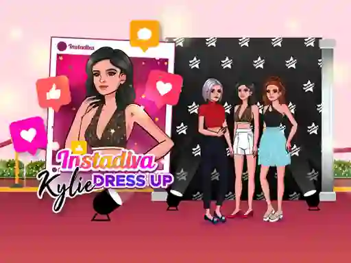 Hra Instadiva Kylie Dress Up online