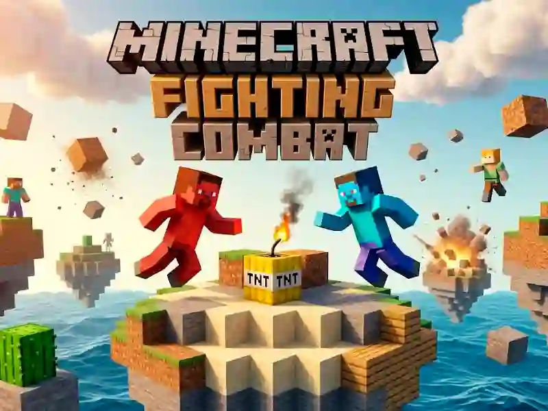 Hra Minecrafts Fighting Combat online