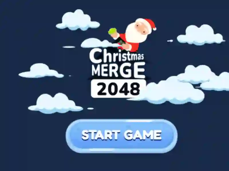 Hra Christmas Merge 2048 online
