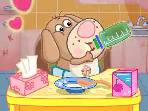 Hra Hippo Baby Care Game online