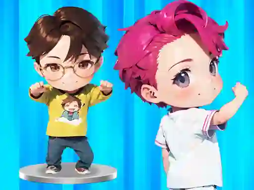 Hra BTS Chibi Claw Machine online