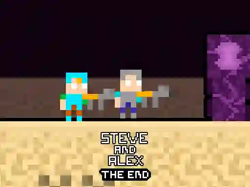 Hra Steve and Alex TheEnd online