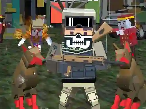 Hra MultiGun Arena 3D Zombie Survival online