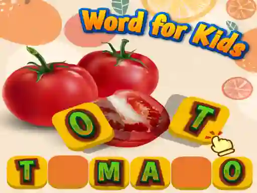 Hra Fruits and Vegetables Word for Kids online