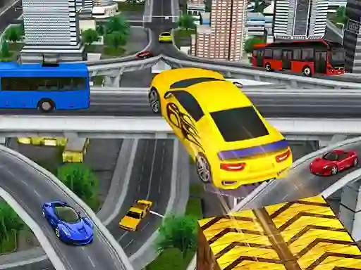 Hra Crazy Car Impossible Stunt Challenge Game online