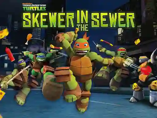 Hra Teenage Mutant Ninja Turtles: Skewer in the Sewer online