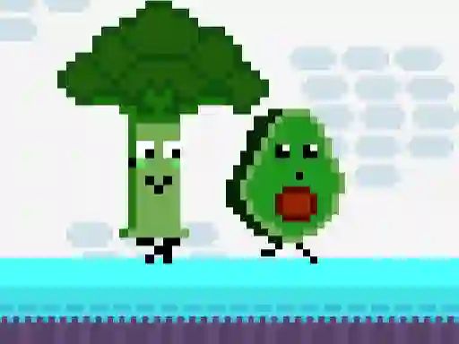 Hra Cat Chef vs Fruits - 2 Player online