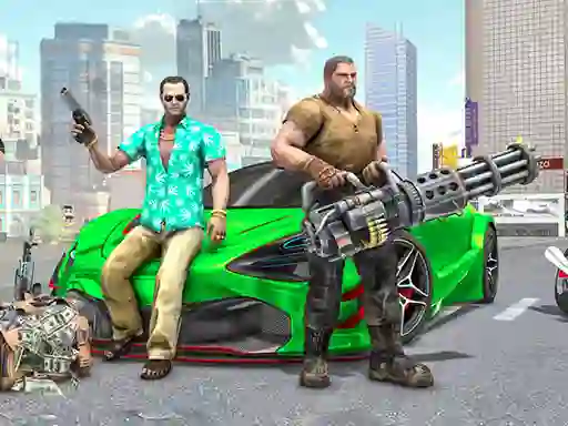 Hra Real Gangster City Crime Car Simulator Game online