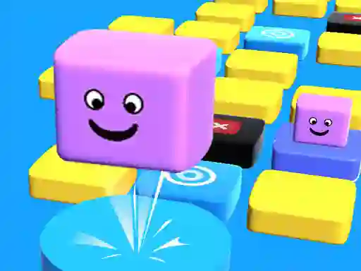 Hra Jump Stacky Cube 3D online