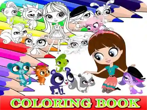 Hra Coloring Book for Littlest Pet Shop online