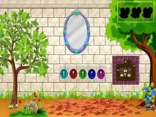 Hra White Brick Backyard Escape online