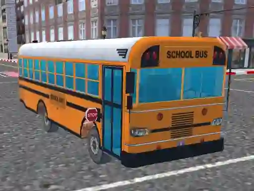 Hra Bus School Park Driver online